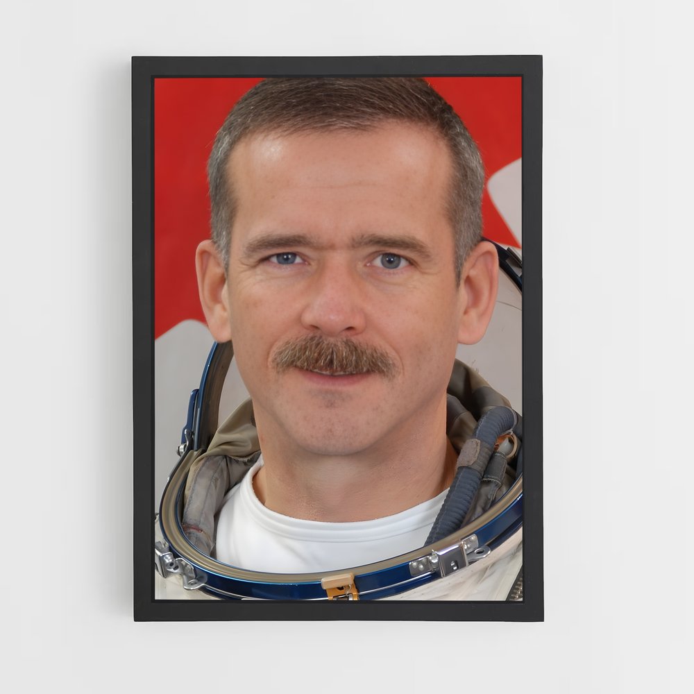 Poster L'Astronaute à Moustache – affiche Astronautes (vue 2)